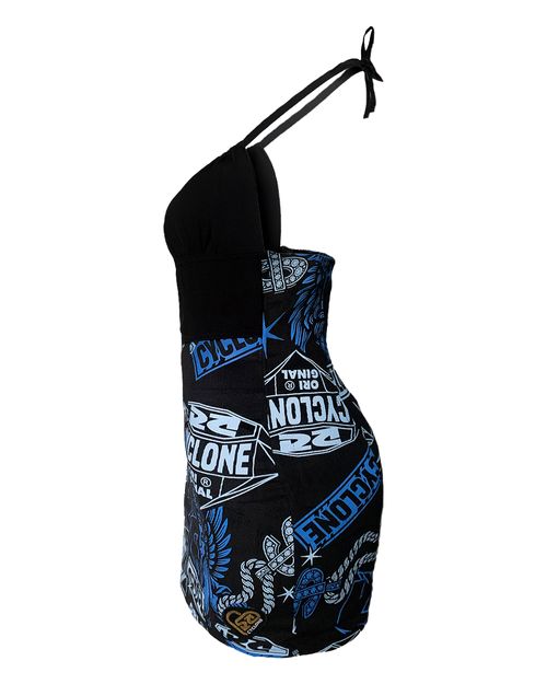 Vestido Cyclone Veludo Diamond Angel