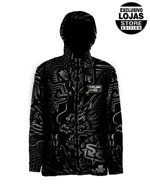 Jaqueta Cyclone Veludo Tattoo Oriental