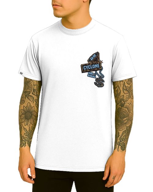 Camisa Cyclone Diamond Angel Metal - BRANCO