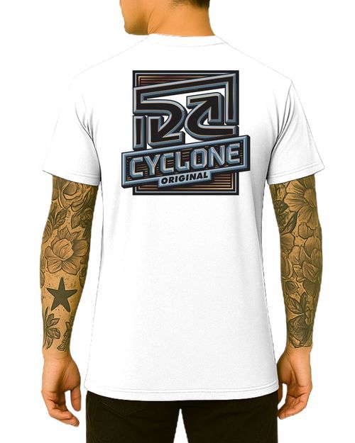 Camisa Cyclone Frame Metal - BRANCO