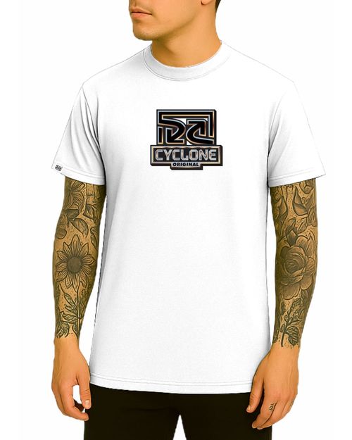 Camisa Cyclone Frame Metal - BRANCO