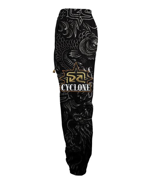 Calça Cyclone Veludo Tattoo Oriental
