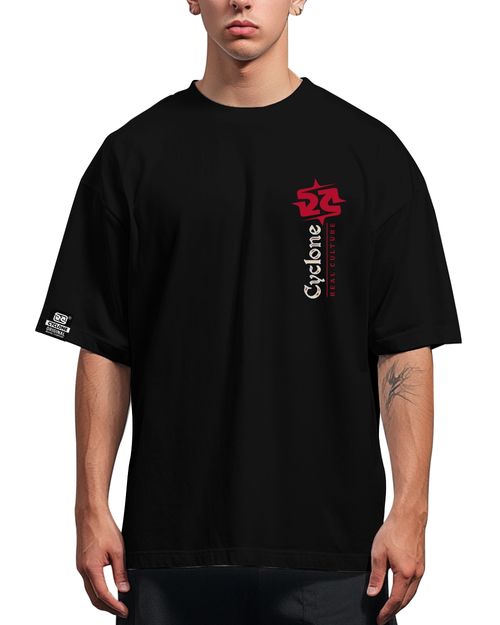 Camisa Cyclone Oversized Skull Roses Metal