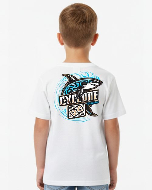 Camisa Infantil Cyclone Tribal Shark Metal