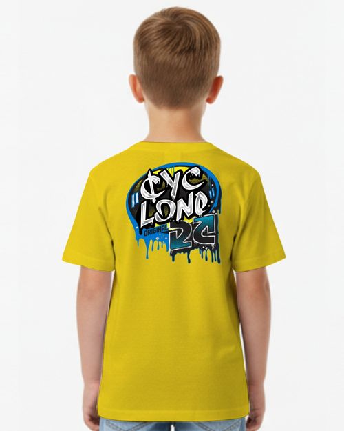 Camisa Infantil Cyclone Melted Metal