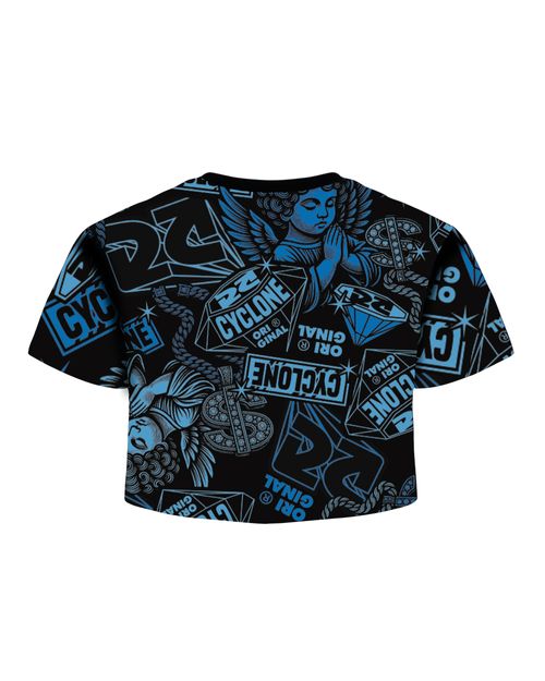 Blusa Cyclone Dif Cropped Full Diamond Angel