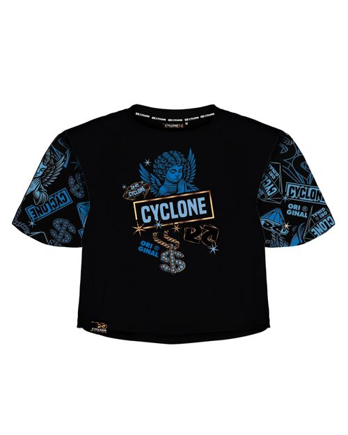 Blusa Cyclone Dif Cropped Full Diamond Angel