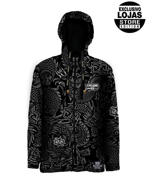 Jaqueta Cyclone Veludo Tattoo Oriental