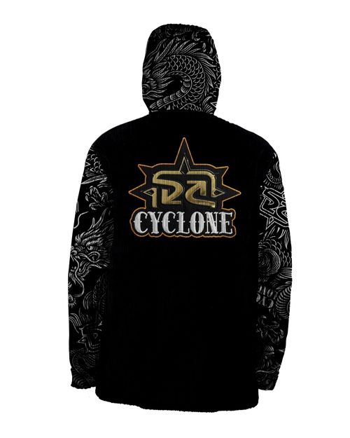 Jaqueta Cyclone Veludo Tattoo Oriental