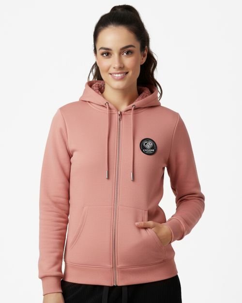 (LANÇAMENTO) Casaco Fem Cyclone Canguru Scape - ROSA CLARO