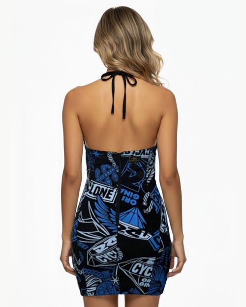 Vestido Cyclone Veludo Diamond Angel