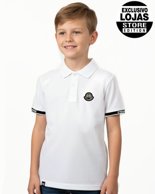 Camisa Infantil Cyclone Polo Piquet Stretch Golf Club