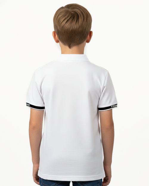 Camisa Infantil Cyclone Polo Piquet Stretch Golf Club