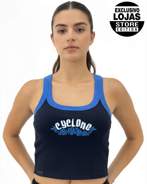 (LANÇAMENTO) Regata Feminina Cyclone Basic Cropped