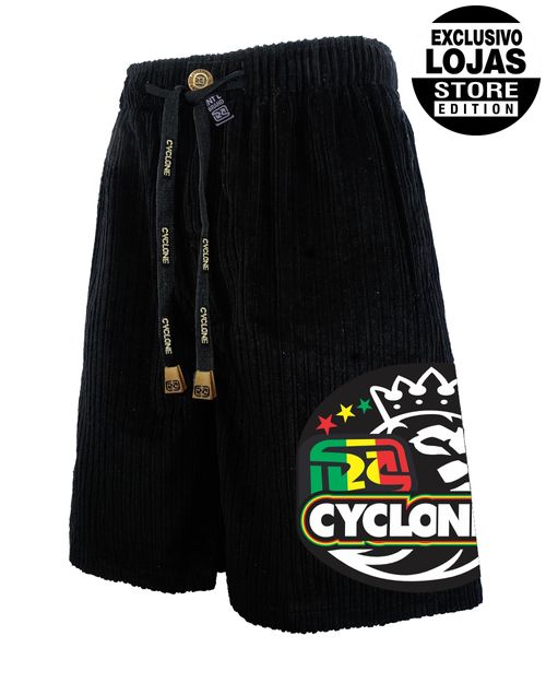 Bermuda Cyclone Veludo Relax Jah