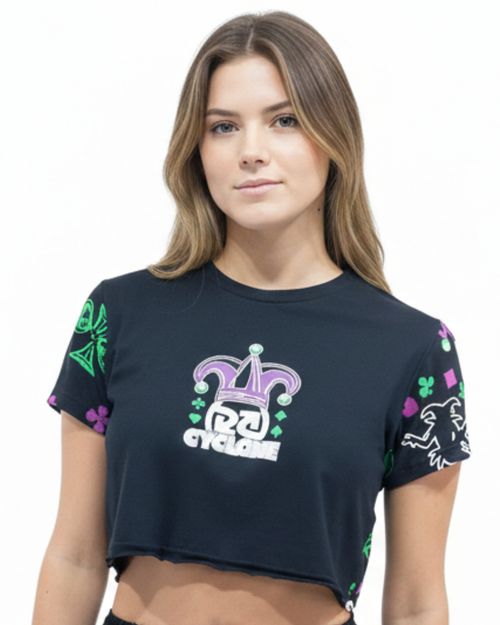 Blusa Feminina Cyclone Dif Cropped Full Joker
