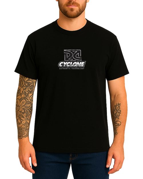 Camisa Cyclone Big Setas Metal - PRETO