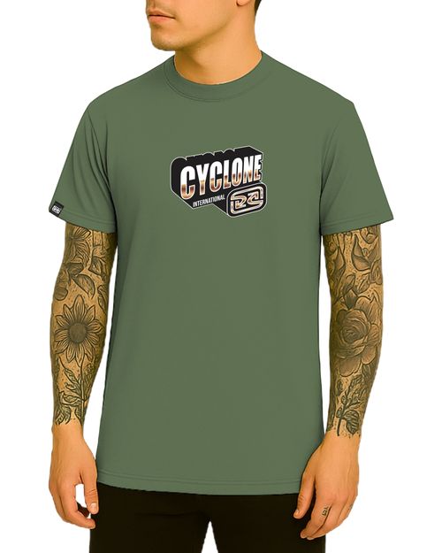 (LANÇAMENTO) Camisa Cyclone Supersonic Metal - VERDE RESERVA