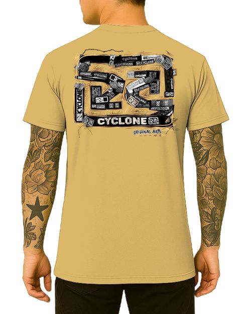 (LANÇAMENTO) Camisa Cyclone Zone Metal - AMARELO PAÇOCA