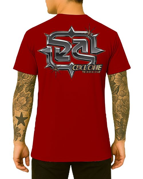 (LANÇAMENTO) Camisa Cyclone Prisma Metal - VERMELHO RUBRO
