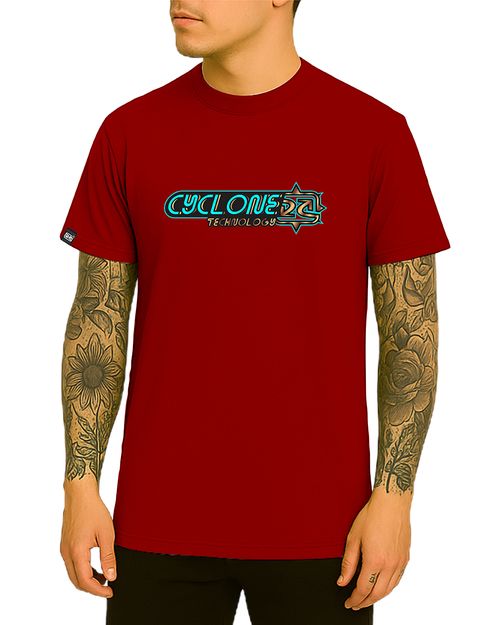(LANÇAMENTO) Camisa Cyclone Prisma Metal - VERMELHO RUBRO