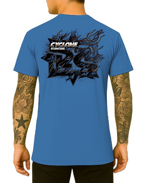 (LANÇAMENTO) Camisa Cyclone Blackout Metal - AZUL INFINITY