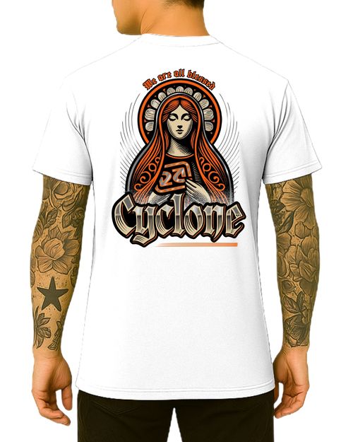 (LANÇAMENTO) Camisa Cyclone Faith Style Metal - BRANCO