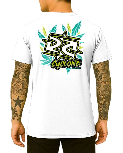 (LANÇAMENTO) Camisa Cyclone Green Forever Metal - BRANCO