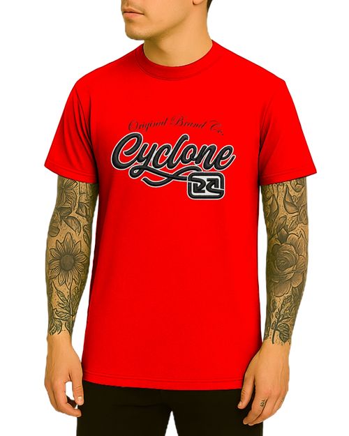 (LANÇAMENTO) Camisa Cyclone Dif Signature Bordado - VERMELHO