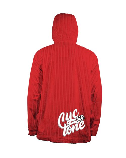 (LANÇAMENTO) Jaqueta Cyclone Veludo Recorte Skywave - VERMELHO