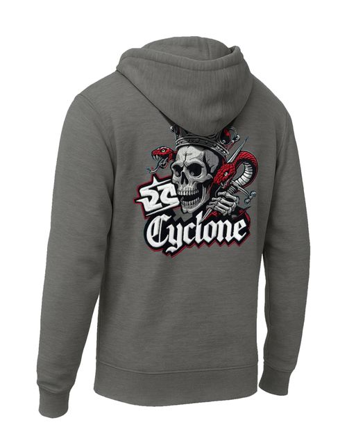 (LANÇAMENTO) Casaco Cyclone Canguru Skull Joker Bordado