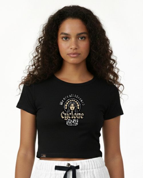 Baby Look Cyclone Cropped Faith Style Metal