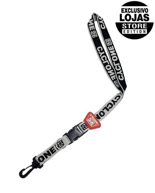 Chaveiro Cyclone Cordão Premium New - CINZA/PRETO