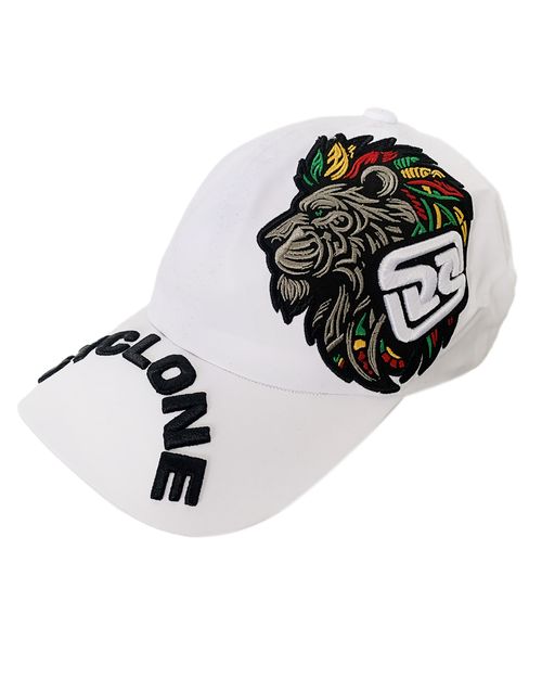 (LANÇAMENTO) Boné Cyclone Microfibra Reggae Lion - BRANCO
