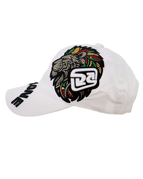 (LANÇAMENTO) Boné Cyclone Microfibra Reggae Lion - BRANCO