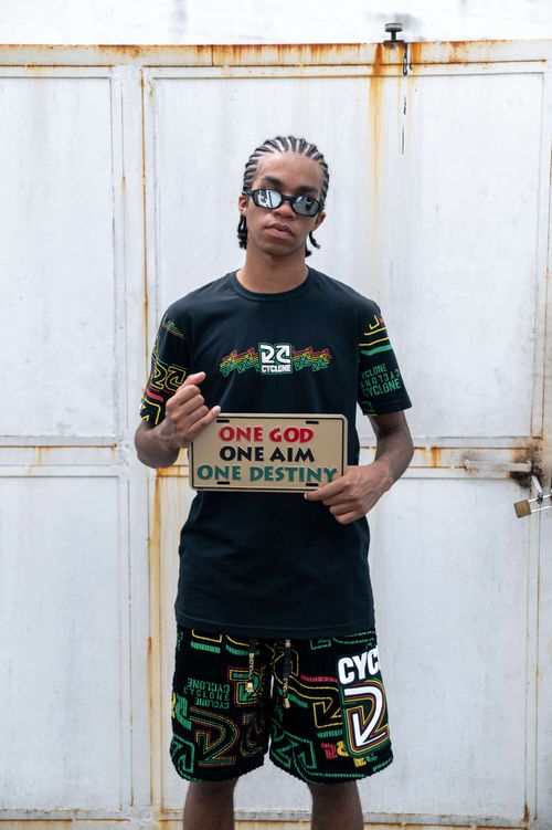 (LANÇAMENTO) Bermuda Cyclone Veludo Logo Jamaican