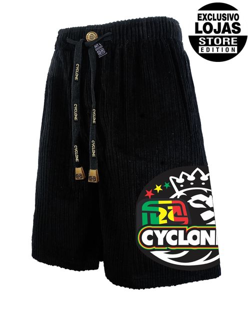 Bermuda Cyclone Veludo Relax Jah
