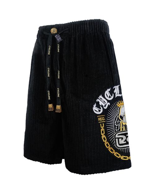 Bermuda Cyclone Veludo Relax Saints