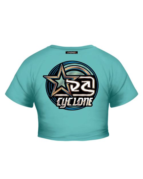 Baby Look Cyclone Cropped Starloop Metal