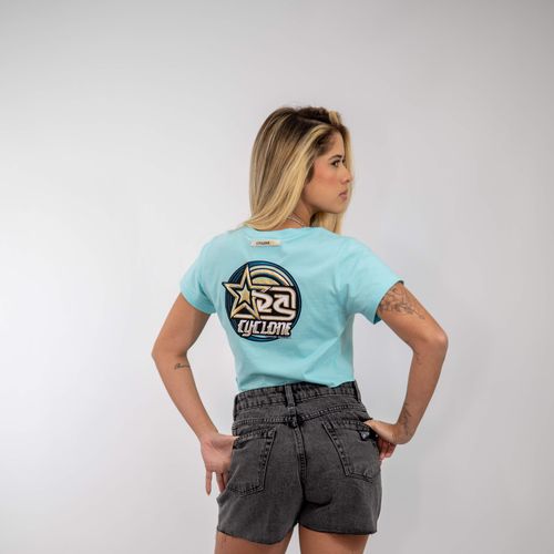 Baby Look Cyclone Cropped Starloop Metal