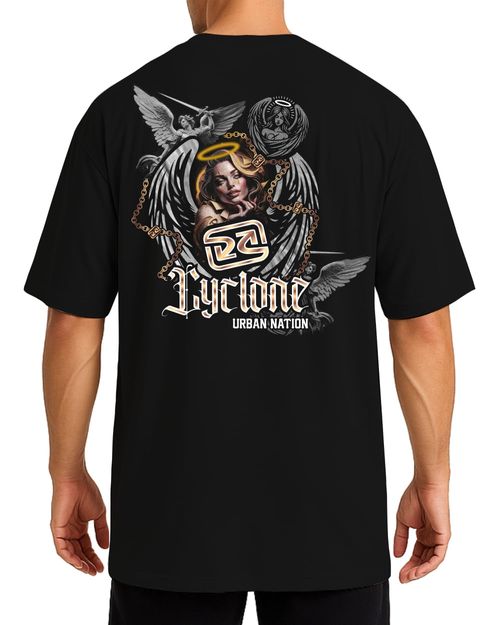 Camisa Cyclone Oversized Prayer Metal