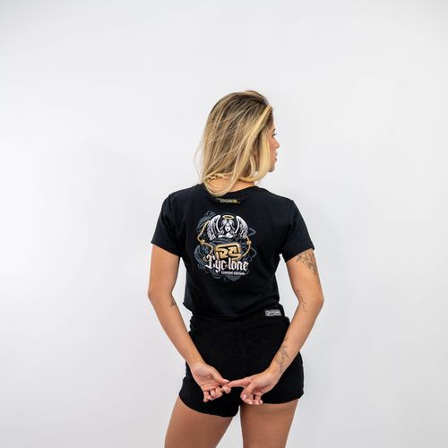 Baby Look Cyclone Cropped Prayer Metal