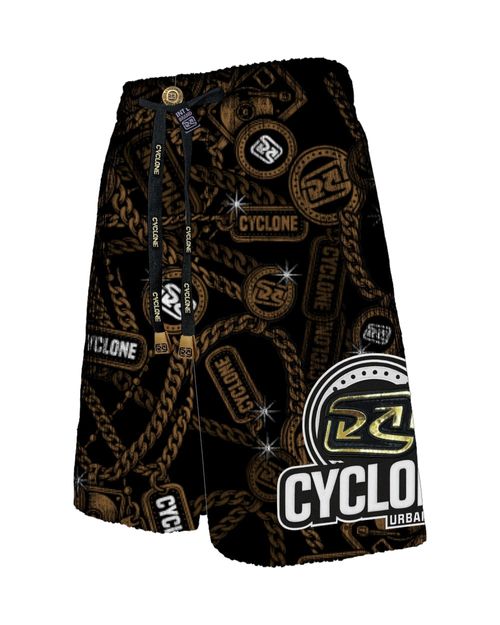 (LANÇAMENTO) Bermuda Cyclone Veludo Gold Chains