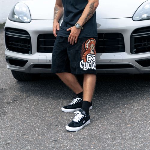 Bermuda Cyclone Veludo Relax Faith Style