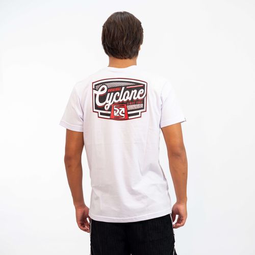 Camisa Cyclone Vintage Metal - BRANCO