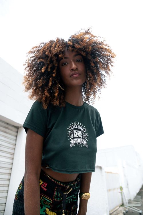 Baby Look Cyclone Cropped Noar Metal