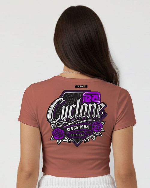 Baby Look Cyclone Cropped Wilders Metal