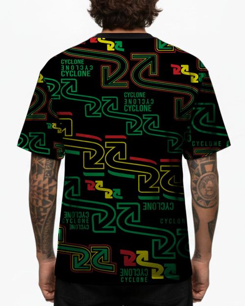 Camisa Cyclone Dif Full Logo Jamaican