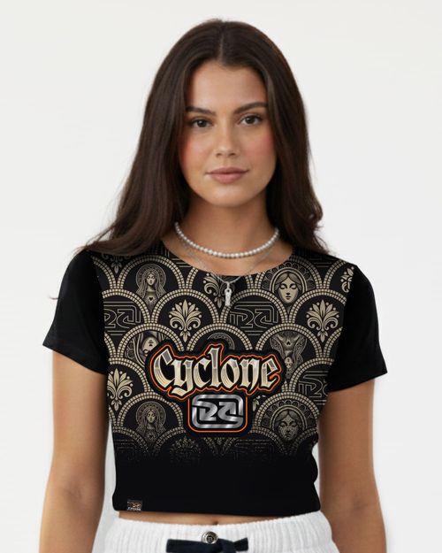 (LANÇAMENTO) Blusa Cyclone Dif Cropped Full Faith Style
