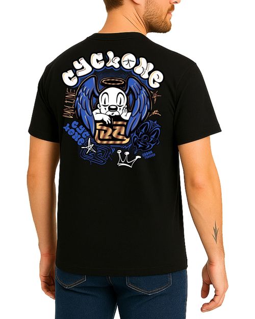 (LANÇAMENTO) Camisa Cyclone Urban Angel Metal - PRETO